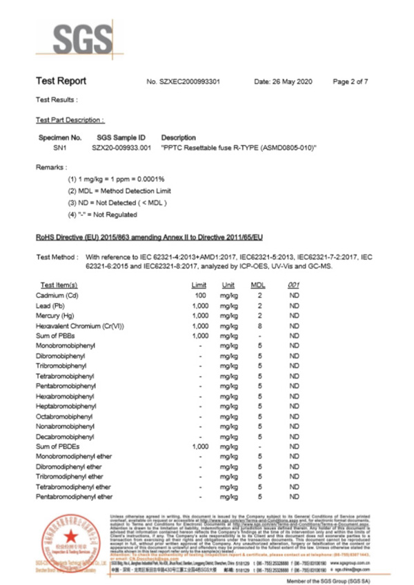 貼片保險(xiǎn)絲SGS